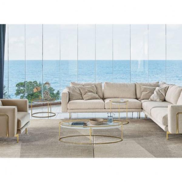 Sofa góc trái Rod dài da L1V