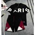 Bộ Quần Áo Nam Chữ Paris Siêu Đẹp Siêu Nét , Bộ Paris Đỏ nam Chất Liệu Vải Dày Dặn Thoáng Mát Cao Cấp 2024